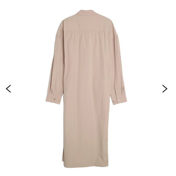 LEMAIRE Peach Twisted Midi Dress Size 38 - Picture 2 of 10